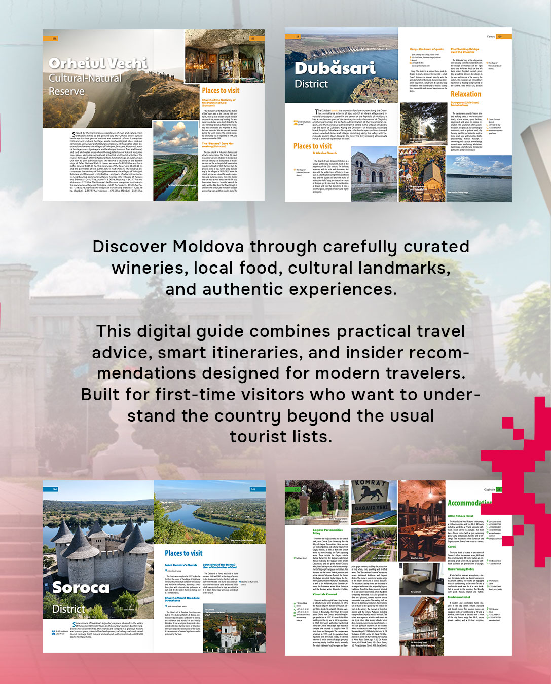 The Official Travel Guide to the Republic of Moldova - SOFT COVER - Romanian